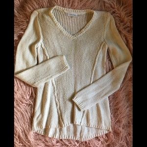 Calvin Klein off white knitted sweater